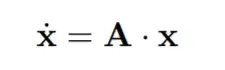 Model persamaan pada sistem dinamis linear